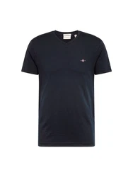 GANT T-Shirt V-Neck Slim Fit SLIM SHIELD V-NECK T-SHIRT navy/dunkelrot/schwarz/silber