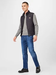 Gant Strickpullover Classic C-Neck graumeliert