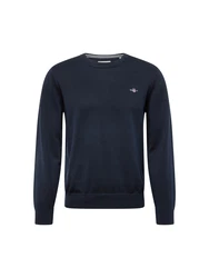 Gant Strickpullover Classic C-Neck navy