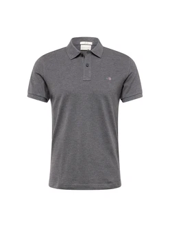 GANT Poloshirt Regular Shield Pique Polo navy/graphit/rot/wei