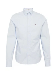 GANT Hemd Langarmhemd navy/hellblau/karminrot/silber