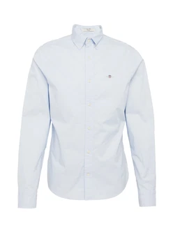 GANT Hemd Langarmhemd navy/hellblau/karminrot/silber