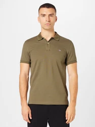 GANT Poloshirt Regular Shield Pique Polo oliv