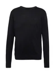 bugatti Pullover Strick mit Logostickerei schwarz
