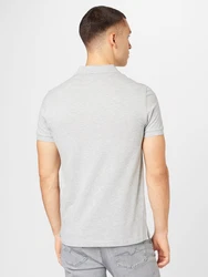 GANT Poloshirt Regular Shield Pique Polo graumeliert