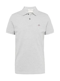 Poloshirt graumeliert