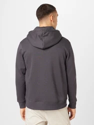 ALPHA INDUSTRIES Sweatjacke dunkelgrau/weiß