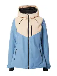 Sportovní bunda 'Hakuba' krémová / světlemodrá / černá