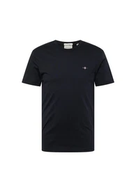 T-Shirt hellgrau / rot / schwarz
