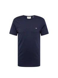T-Shirt navy / silbergrau / rot / wei