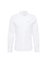 GANT Hemd Langarmhemd navy/karminrot/silber/offwhite