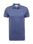 GANT Poloshirt Regular Shield Pique Polo royalblau/hellgrau/rot/weiß GANT Poloshirt Regular Shield Pique Polo royalblau/hellgrau/rot/weiß