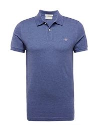 Poloshirt royalblau / hellgrau / rot / wei