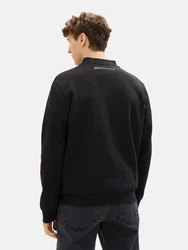 TOM TAILOR Denim Sweatjacke Bomber Schwarz/Schwarz/Schwarz/Schwarz/Schwarz/Schwarz/Schwarz/Schwarz/Schwarz/Schwarz/Schwarz/Schwarz/Schwarz
