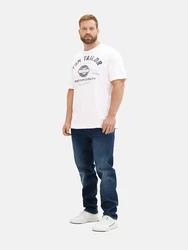 TOM TAILOR Men + T-Shirt indigo/schwarz/weiß