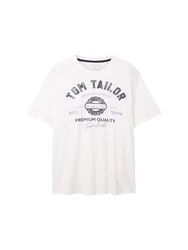 TOM TAILOR Men + T-Shirt indigo/schwarz/weiß