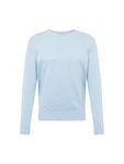 bugatti Pullover Strick mit Logostickerei hellblau
