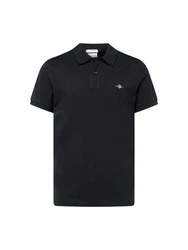 GANT Poloshirt Regular Shield Pique Polo navy/schwarz/silber/wei
