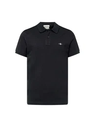 Poloshirt navy / schwarz / silber / wei