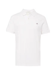 GANT Poloshirt Regular Shield Pique Polo weiß