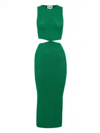 Úpletové šaty 'SHARNIE' zelená