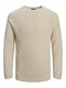 JACK & JONES Pullover 'JJEMatt' hellbeige