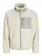JACK & JONES Jacke 'JORVesterbro' grau / wei / offwhite