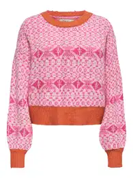 Svetr 'DEA' oranžová / pink / růžová