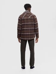 SELECTED HOMME Jacke SLHArchive creme/navy/dunkelbraun