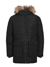 Parka 'Wing' hellbraun / schwarz