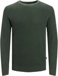 JACK & JONES Pullover JJEMATT KNIT CREW NECK tanne