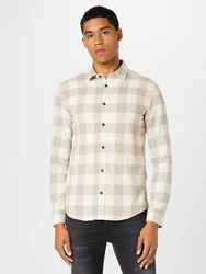 Only & Sons Hemd Gudmund taupe/wollwei