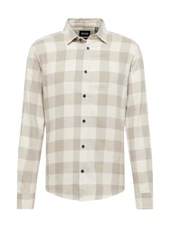 Only & Sons Hemd Gudmund taupe/wollwei