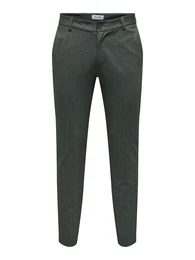 Hose 'ONSMark' braun / graumeliert / schwarz