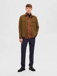 SELECTED HOMME Übergangsjacke 'SLHJackie' oliv