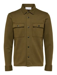 SELECTED HOMME Übergangsjacke 'SLHJackie' oliv