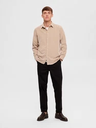 SELECTED HOMME Hemd SLHRegowen beige