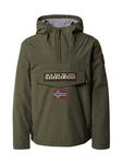 NAPAPIJRI Jacke Rainforest (Winter 3) beige/grün/rot/schwarz