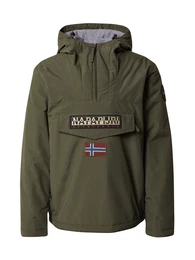 Jacke 'RAINFOREST' beige / grn / rot / schwarz