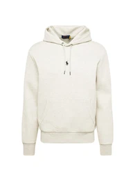 Sweatshirt hellgrau / schwarz