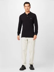 UNITED COLORS OF BENETTON Poloshirt Shirt schwarz/weiß