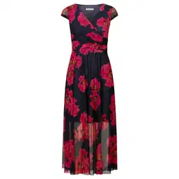 Šaty námořnická modř / tmavě červená