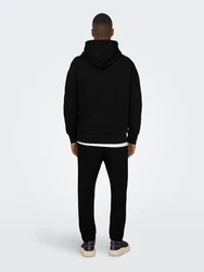 Only & Sons Sweatshirt 'Dan' schwarz