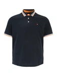 Jack & Jones T-Shirt JJEPaulos navy / orange / offwhite