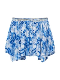 Sukně modrá / světlemodrá / bílá