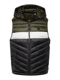 Weste 'Hero' navy / tanne / wei