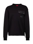 HUGO Sweatshirt 'Dhaluli' schwarz