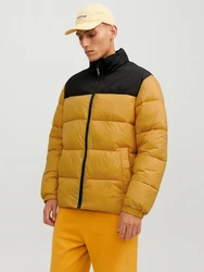 JACK & JONES Jacke Toby goldgelb/schwarz