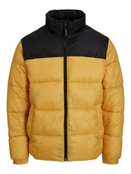 JACK & JONES Jacke Toby goldgelb/schwarz