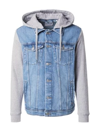 Jacke 'JEAN' blue denim / graumeliert